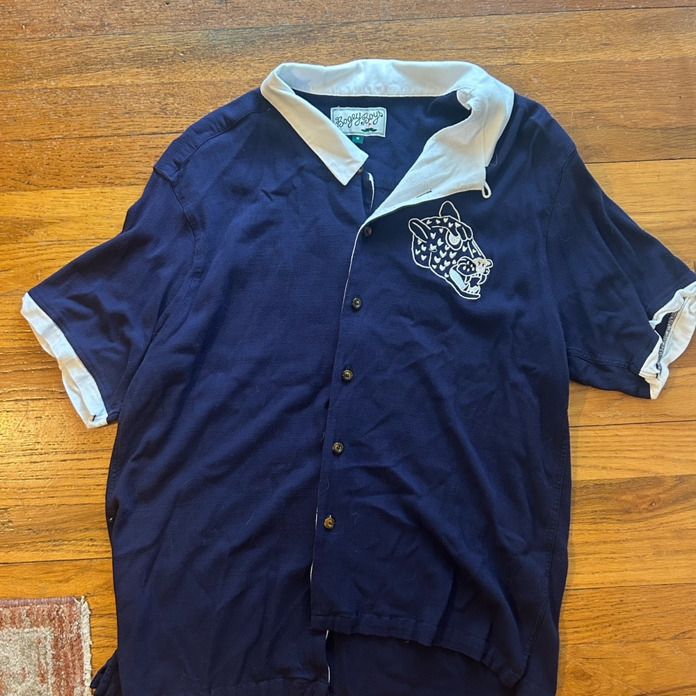 Bogey Boys Size M Embroidered Polo